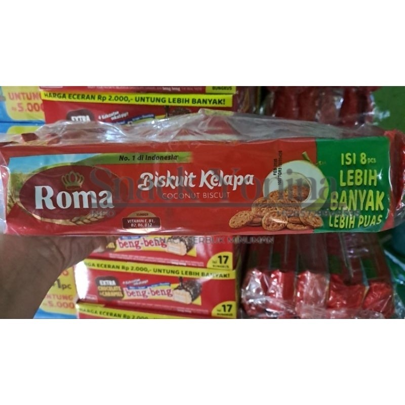 

Roma Kelapa Renceng isi 10 bungkusGratis Ongkir & COD