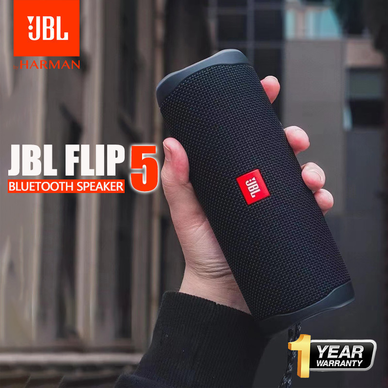[100%Ori]JBL Flip 5 Wireless Bluetooth Portable Speaker Bass IPX7 Waterproof BT V5.1 Bluetooth Speaker / JBL Speaker