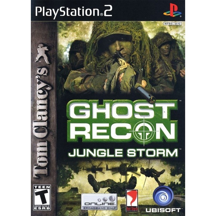 Kaset Playstation 2 - Tom Clancy's Ghost Recon Jungle Storm