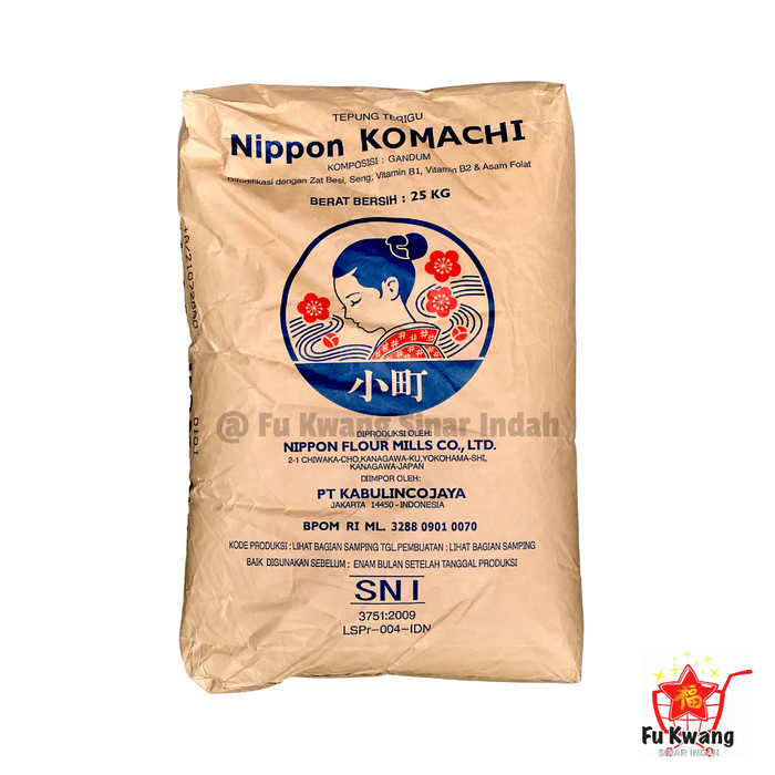 

Tepung Nippon Komachi Gandum Wheat Flour Roti Protein Tinggi 1 KG