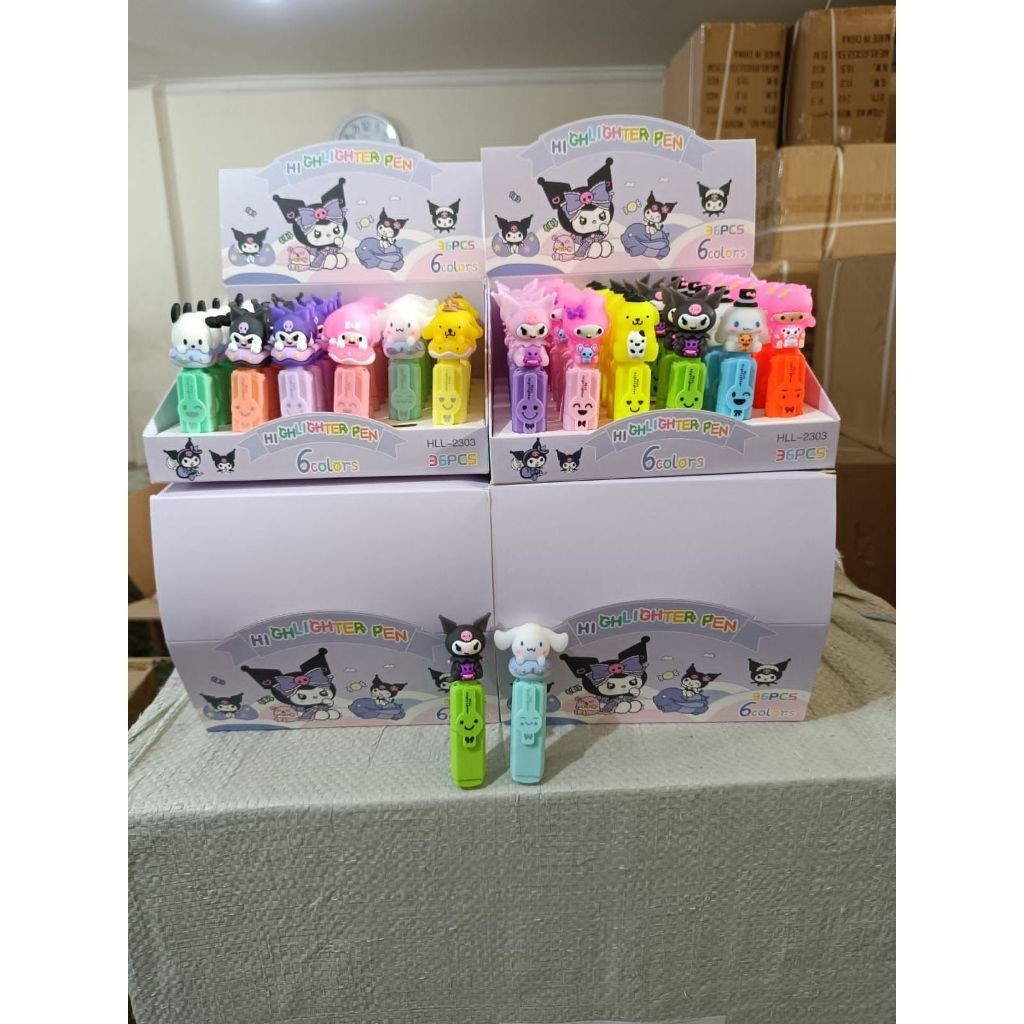 

(SR) SF-93 STABILO SANRIO HIGLIGHTER PENANDA WARNA KARAKTER LUCU