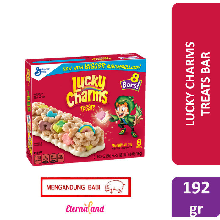 

NEW Lucky Charms Treats Bar - NON HALAL - Exp18April2024