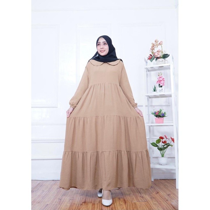 Harsya - Dress Crinkle - Ruby Dress - Dress Jumbo