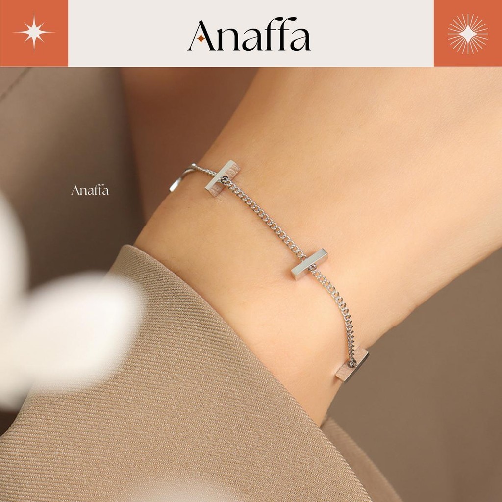 Trinity Bracelet - Gelang Wanita Titanium Anti Karat by Anaffa
