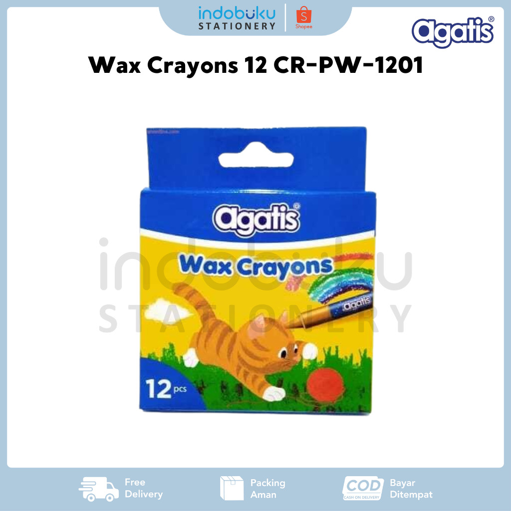 

Wax Crayons Agatis 12pcs Warna CR-PW-1201