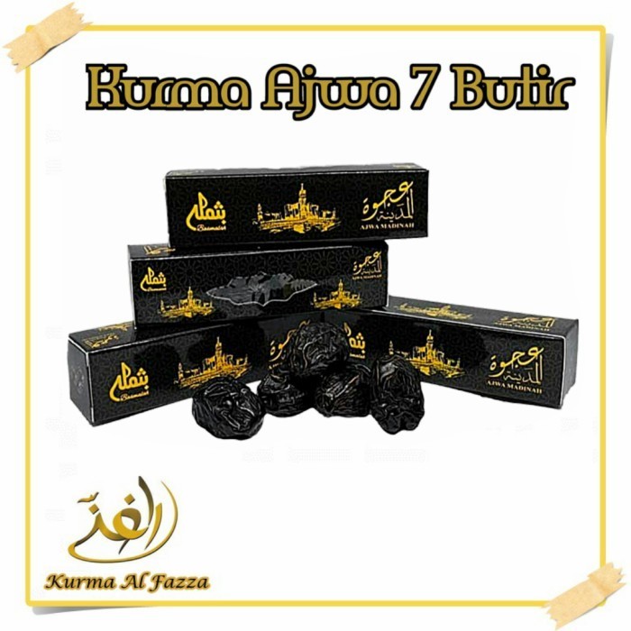 Kurma Ajwa Premium isi 7 butir