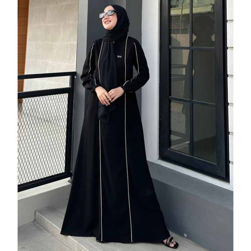 Nabilamuslimah - Gamis Dress Syari Wanita Bahan Shakila Premium Baju Lebaran Kondangan hangout Premium Jumbo Mewah