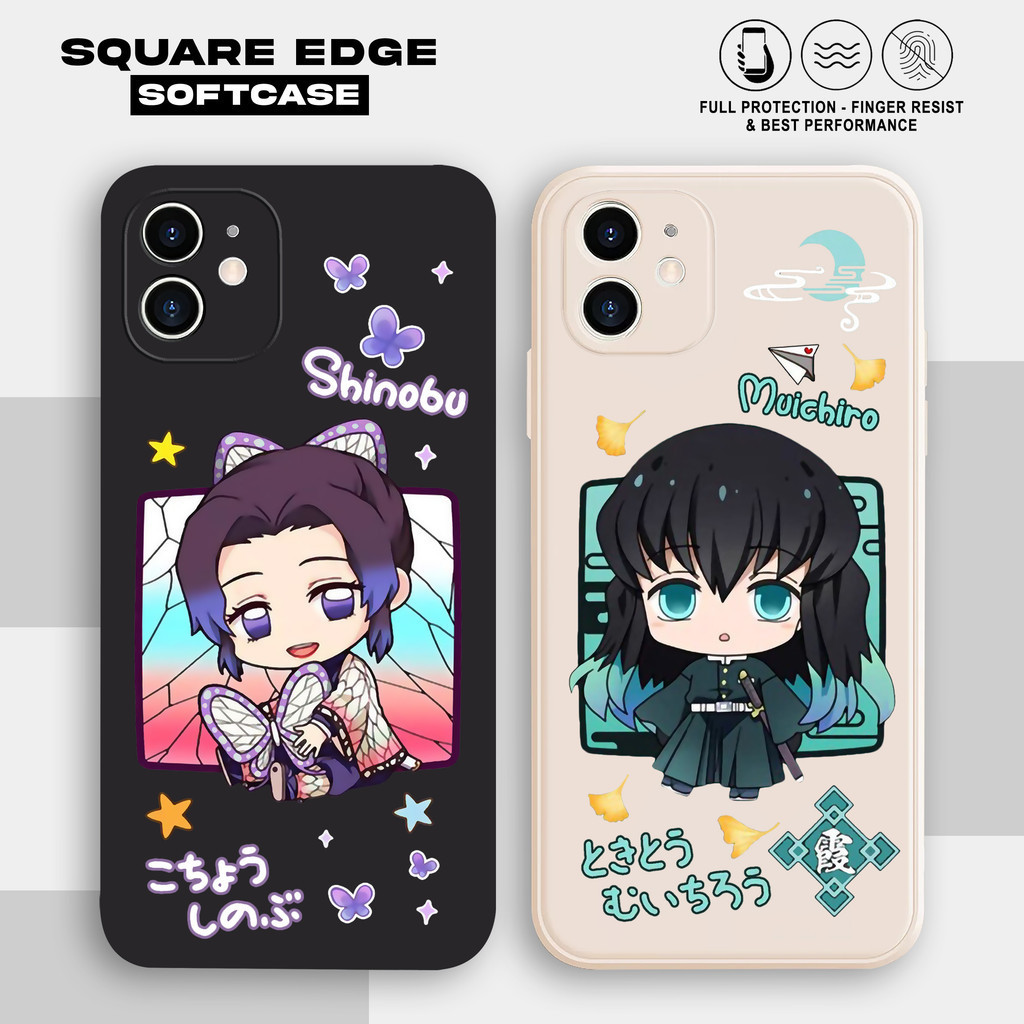 Case Oppo A17 A57 A15 A16 A78 A16K A5S A12 A54 A76 RENO4 RENO4F RENO7 Case Demon Slayer Shinobu Muic