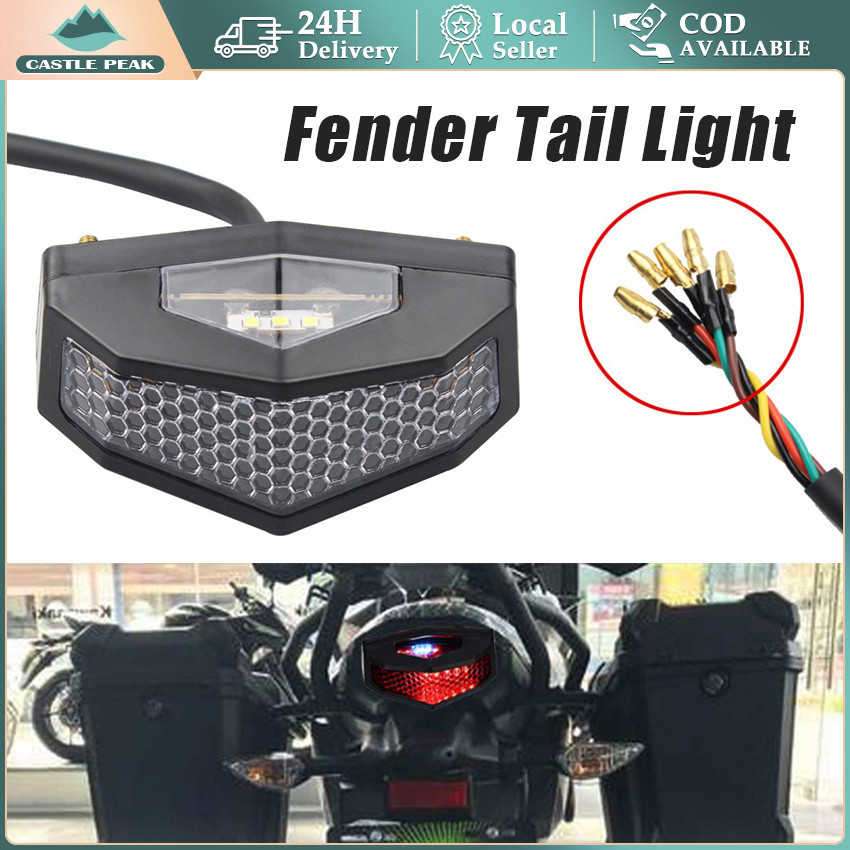 Lampu Belakang LED Untuk Sepeda Motor Motocross / Lampu Belakang Belakang Rem Sepeda Motor