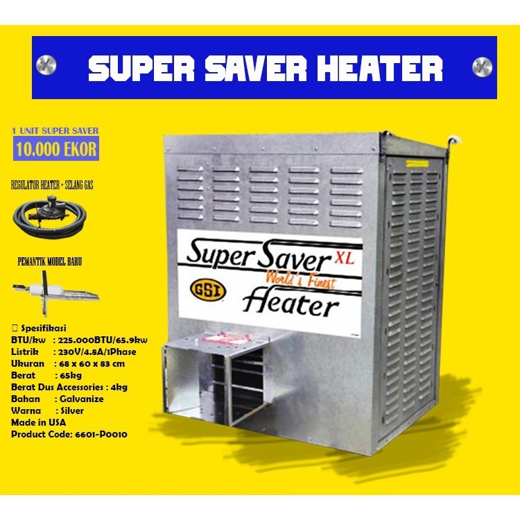 promo murah    Supersaver Heater / Super Saver Heater / Pemanas / Pemanas ayam / Peralatan Kandang /