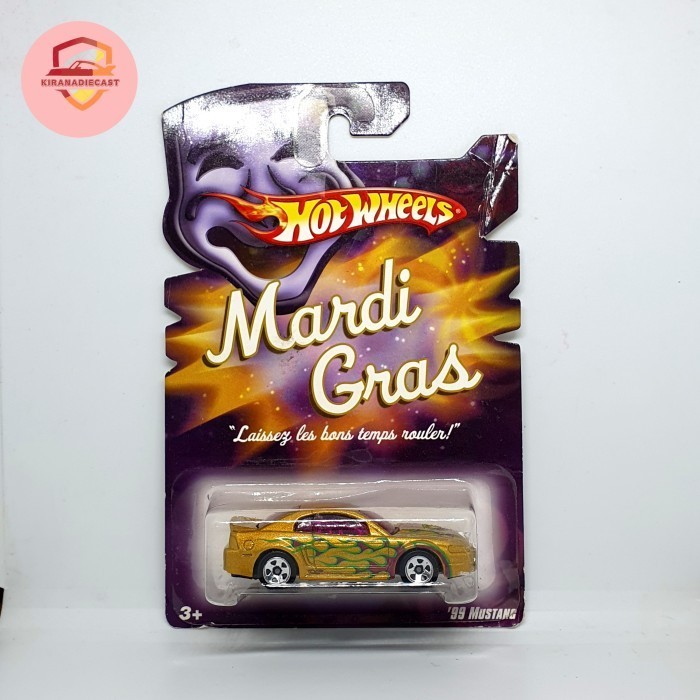hotwheels 99 mustang mardi grass MM27