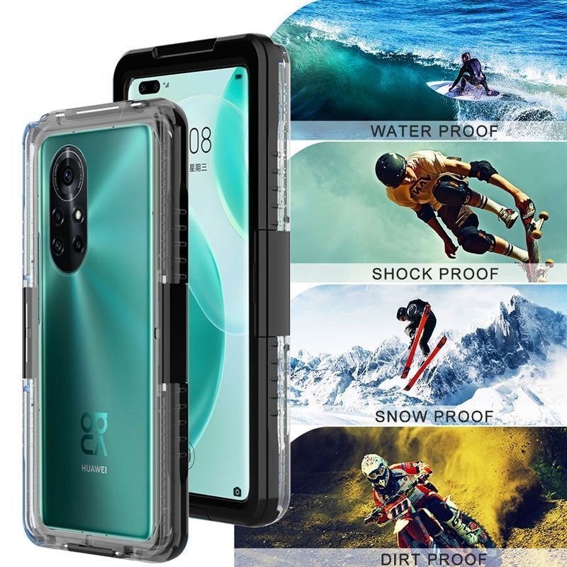 n IP68 7 inch Universal Waterproof Phone Case for Huawei P30 P40 P50 Pro P30 Lite P20 Mate 20 30 40 