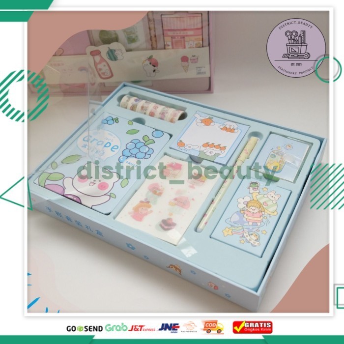 

Paling Murah PAKET JURNAL SET KIT JOURNAL BOOK PAKET HAMPERS KADO ANAK - CUTE GIRL