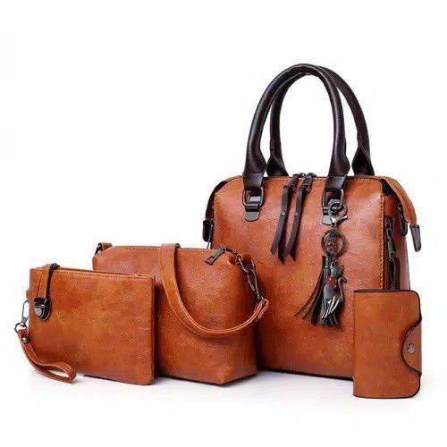 201003 Tas Kerja Wanita Import Handbag Cewek Impor 4 in 1 BQ2445 JTF819624 GT1662 LT1496 CR7180 EL45