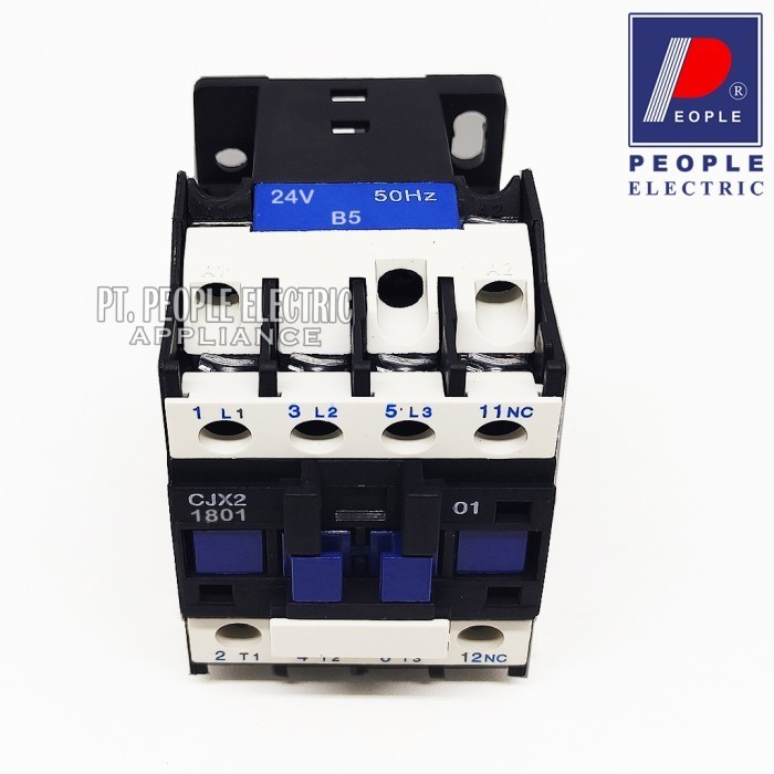 CONTACTOR KONTAKTOR CJX2-1801-NC PEOPLE AC 24V 36V 48V 110V 220V 380V - 24V