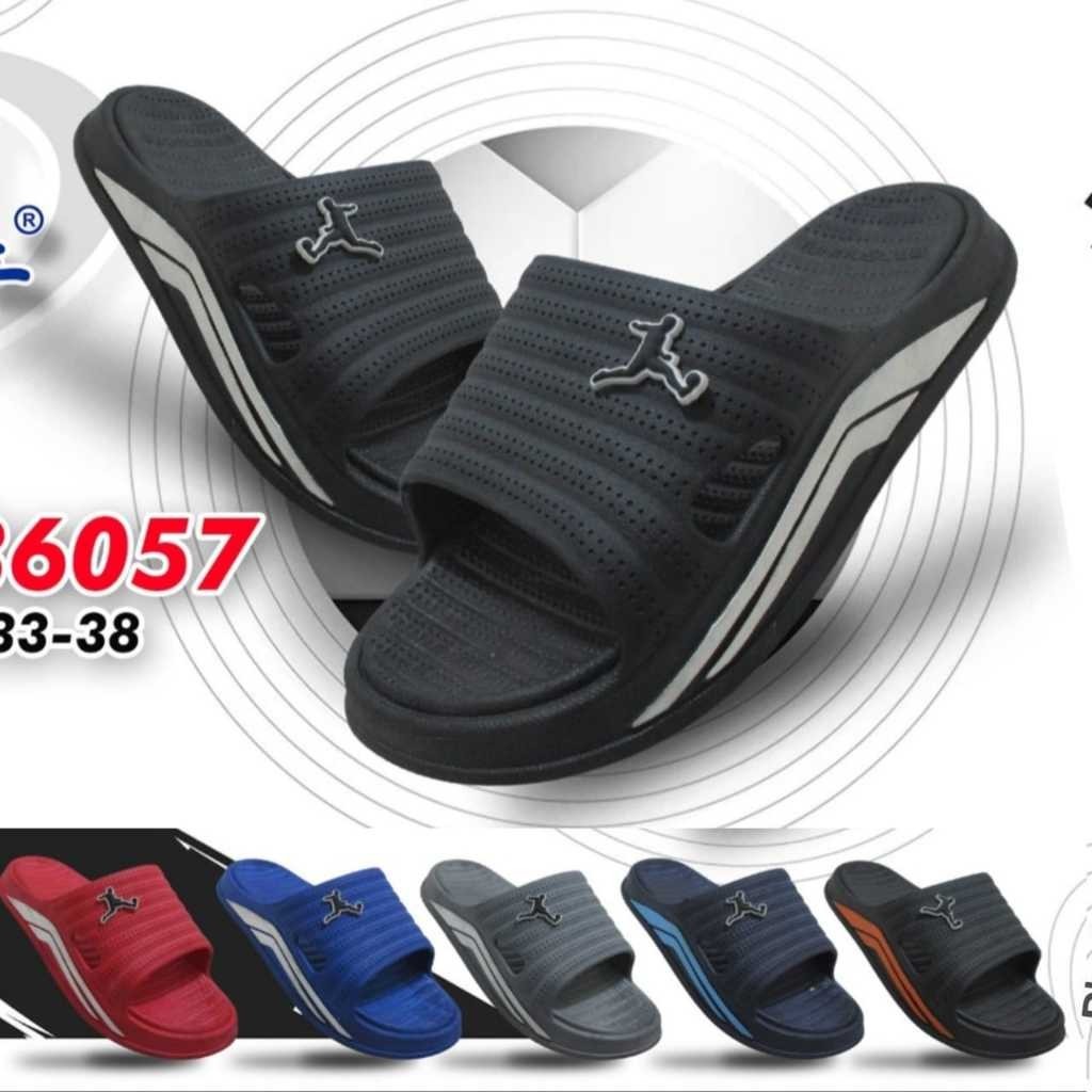 ago New Era TG 36057 SPORT BOLA 33-38 sandal Japit Karet Anak Laki-Laki Sendal Pria Anti Slip Origin