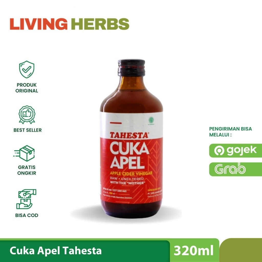 

TAHESTA - Cuka Apel Apple Cider 320ml