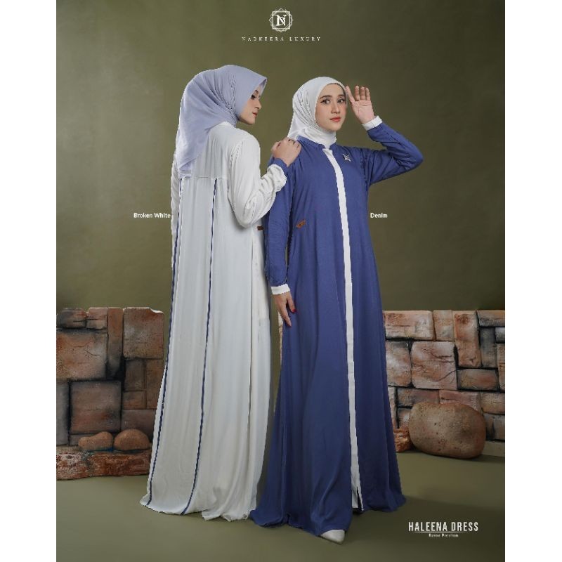 HALEENA dress by Nadheera luxury ️ COD ️ special price ️ gamis edisi 2023