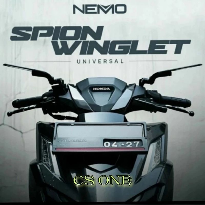 Spion Winglet NEMO Universal Motor Matic  VARIO 160 VARIO 125 ADV NMAX AEROX XMAX BEAT FAZZIO GRAND 