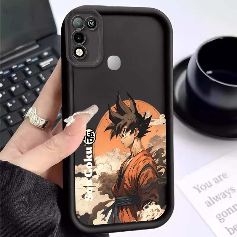 Casing For Infinix Hot 10 Play Lite 11 30 NFC 30i Note Pro Smart 5 6 Plus 7 HD 8 Zero 5G X6833B Case HP Softcase Kesing Cesing Silicone Phone Soft Cassing Anime Seven Dragon Ball Wukong Untuk Kasing C