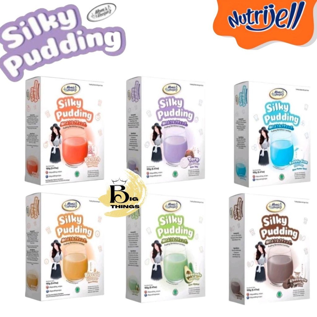 

SILKY PUDDING By Mom's Recipe Puding Susu Smooth 155 g BPOM HALAL Forisa