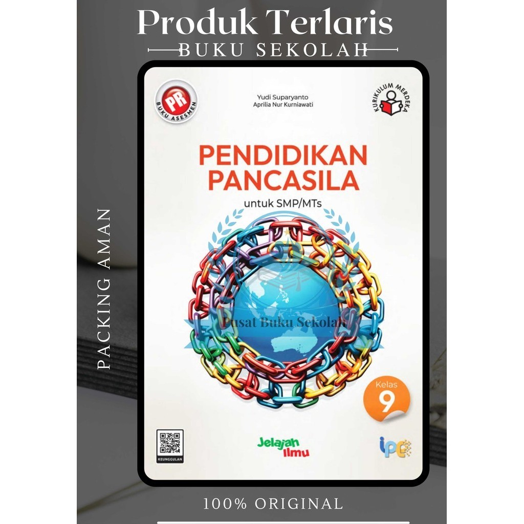 Buku Pr/Lks Kurmer PPKN Kelas 9/IX SMP/MTS Semester 1&2 Kurikulum Merdeka Intan pariwara Tahun 2024 