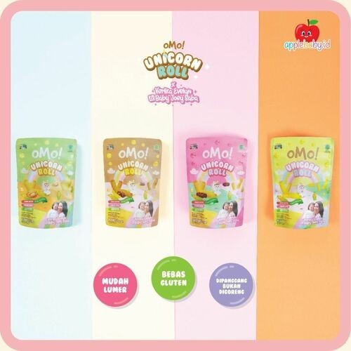 

OMO! UNICORN ROLL - Snack Sehat Bayi 12 Bulan++