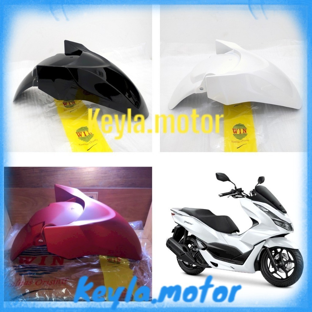 Spakbor Depan New PCX 160 K1Z / e:HEV 2021 2022 2023 | front fender WIN | slebor selebor motor honda