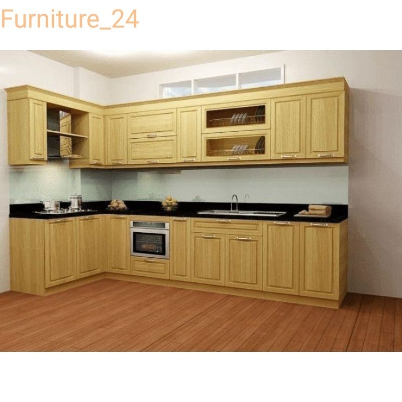 kitchen set rak dapur atas bawah minimalis kayu jatibelanda