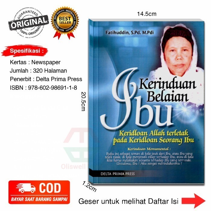 Buku Agama Islam Kerinduan Belaian Ibu