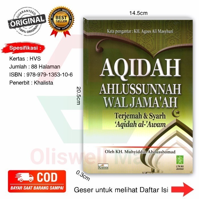 Buku Agama Islam Aqidah Ahlussunnah Wal Jamaah