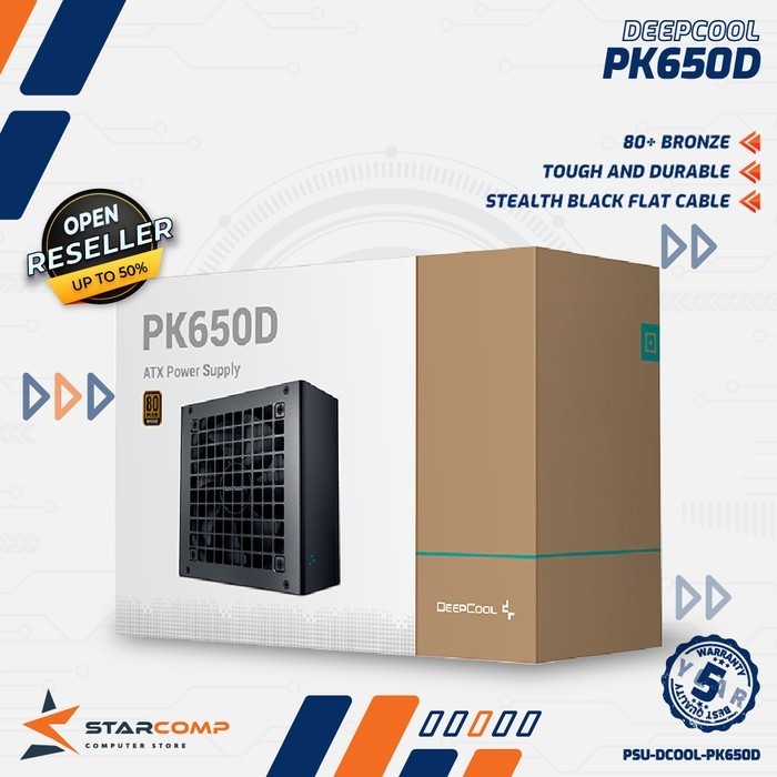 DeepCool PK650D 650W 80+ Bonze PK 650 PSU Power Suplly