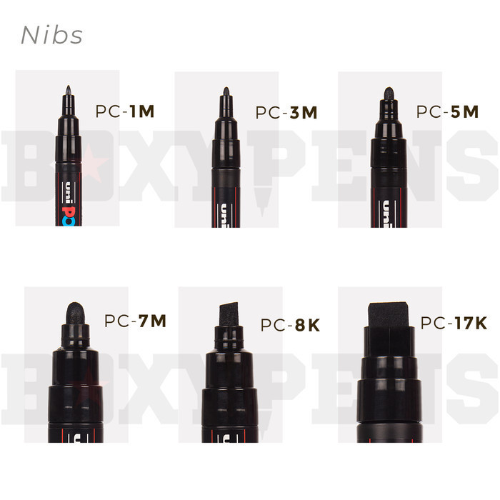 

Uni Posca Paint Marker PC-3M - Fine Point 0.9-1.3 mm Black