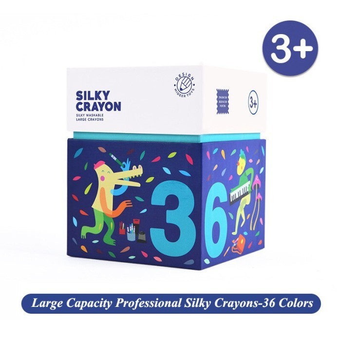 

Mideer Silky Crayon/Colors Drawing Painting Watercolor Art Marker Pens - 6Pen