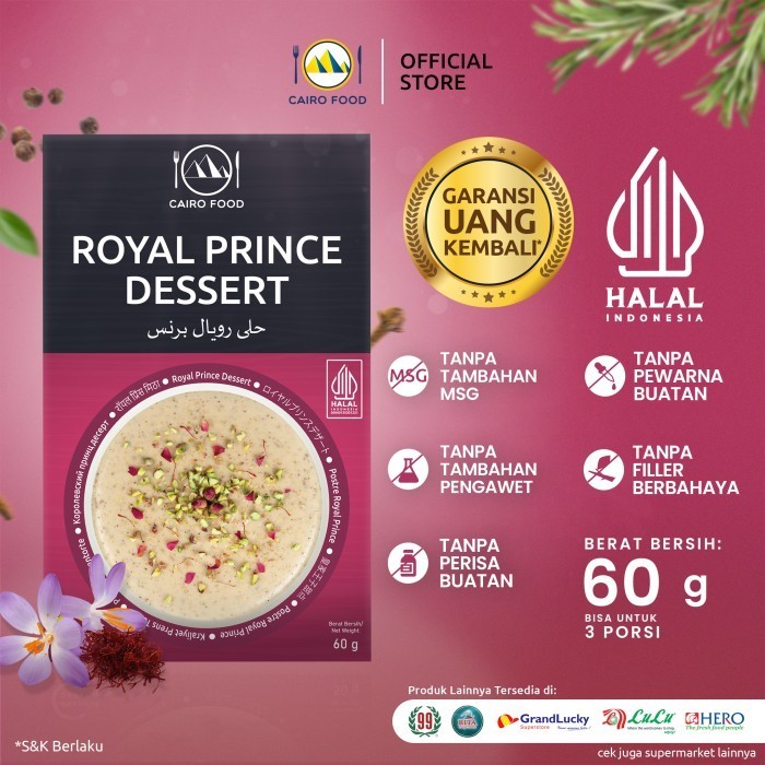 

NEW Bumbu Royal Prince Dessert - Cairo Food