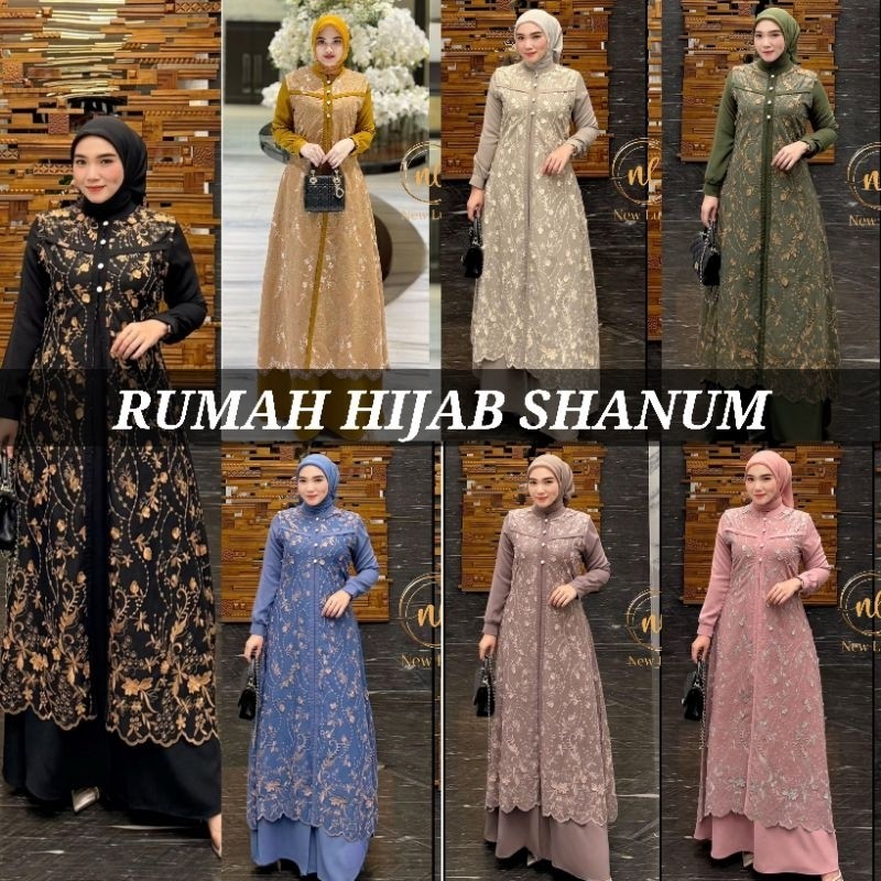 [MEGA FLASH] SYAHNAZ DRESS BY NEW LUSY KOLEKSI GAMIS TERBARU NEW LUSY GAMIS LEBARAN TERBARU DRESS KO
