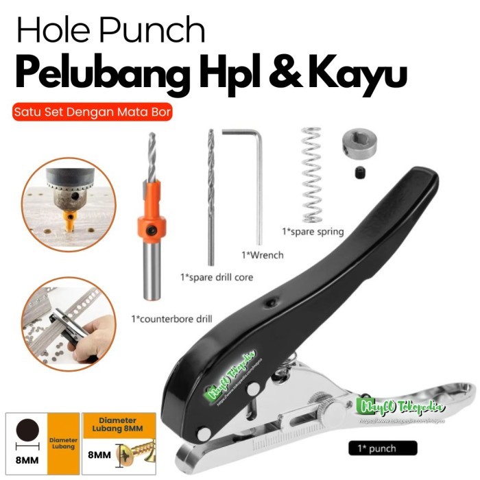 

Cutter Trimer Pisau Tang Alat Potong HPL Penutup Lubang Skrup Baut 8mm