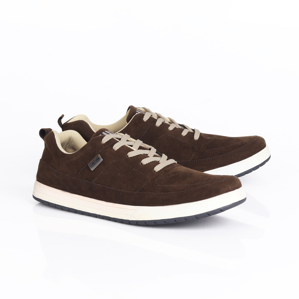Kuzatura NC Sepatu Sneaker Casual Sport Pria Premium Quality KZS-53-581 Coklat Tua