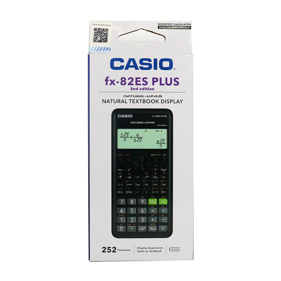 

Gramedia Jambi - CALCULATOR CASIO FX-82ES-2 PLUS