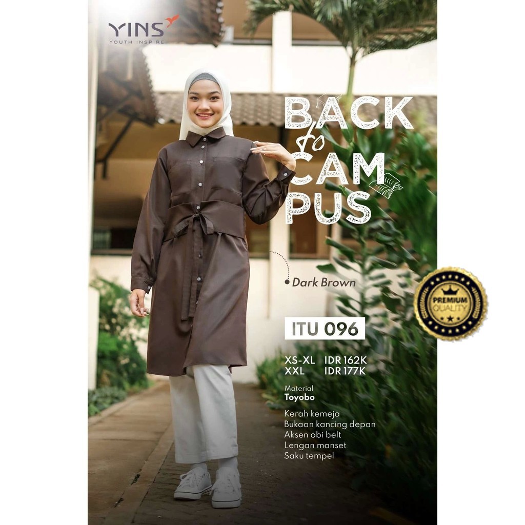 Tunik Simple Kekinian Itu 096 Atasan Muslim Wanita By Nibras Tunik Remaja Pondok - Tunik Remaja Mura