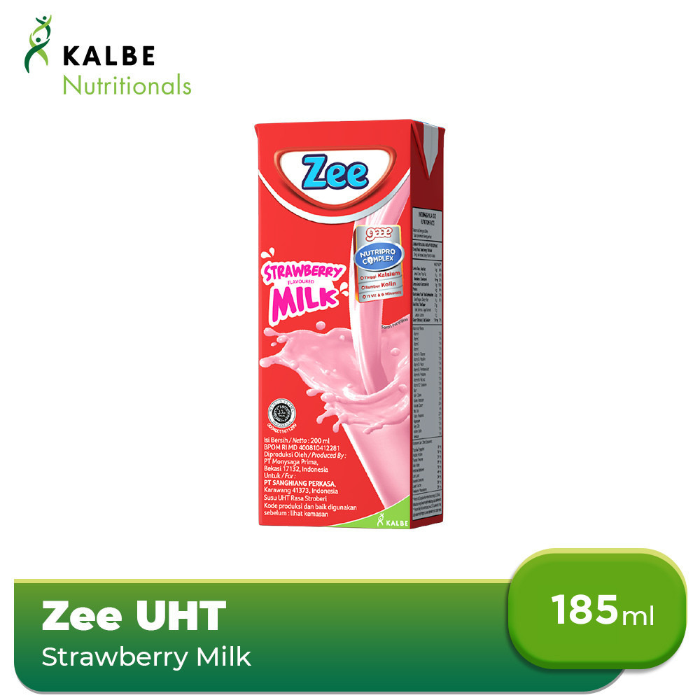 

Zee UHT Strawberry Milk Shake 185ml - 1 Karton