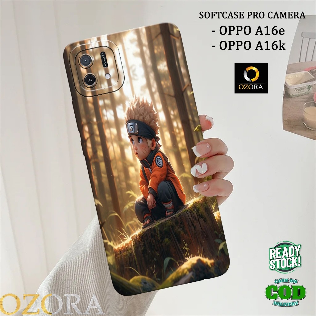 OZORA - Softcase Hp Oppo A16e / A16k Terbaru - Fashion Case ANIME - Case Hp Oppo A16e / A16k - Casin