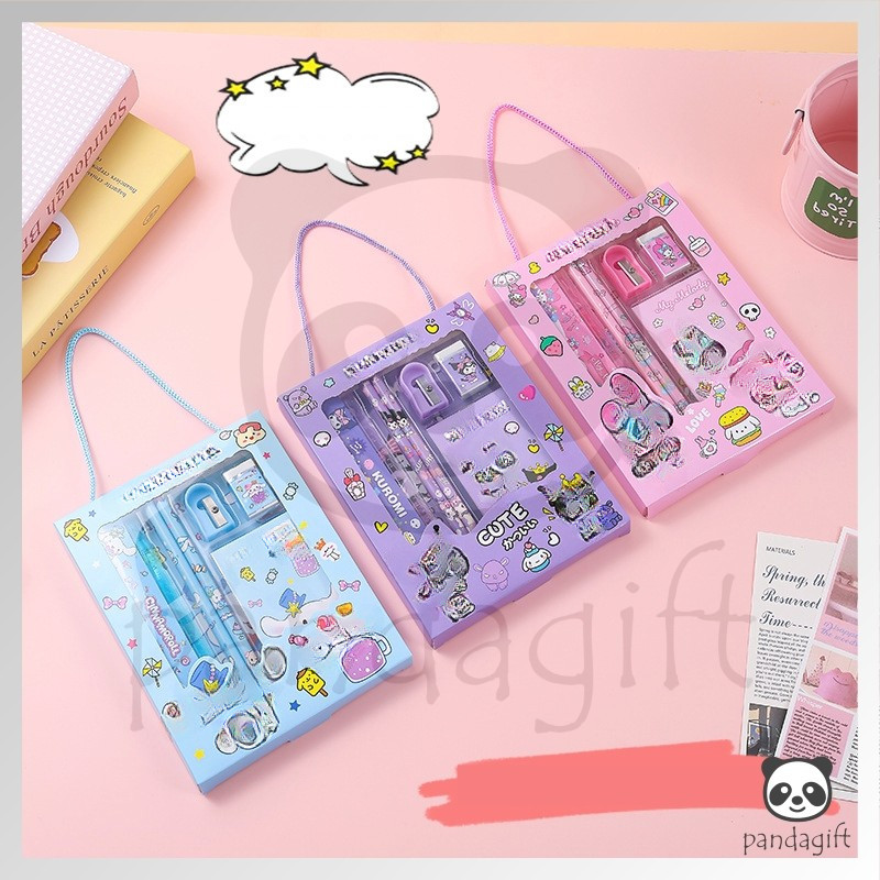 

Alat Tulis Set 6 in 1 Karakter Murah Lucu / Kotak Pensil Anak Set Stationery Hadiah Anak Sekolah - GG0416