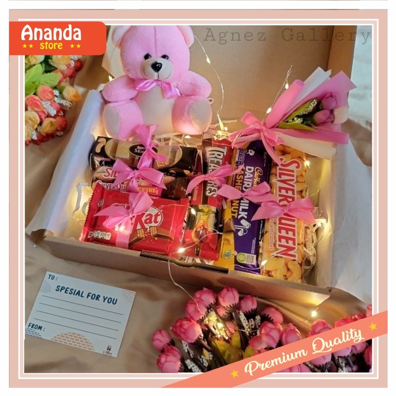 

Hampers murah Keren Promo Diskon / Hampers Coklat Premium / Kado Ulang Tahun / Hampers Snack Cowok Cewek / Gift Box / Kado Ultah Pacar / Hadiah Wisuda Anniversary