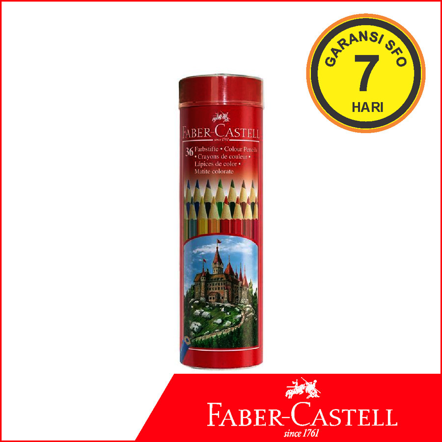 

Alat Tulis Murah Pensil Warna Faber Castell Isi 36 Tin - SFO Semarang Official