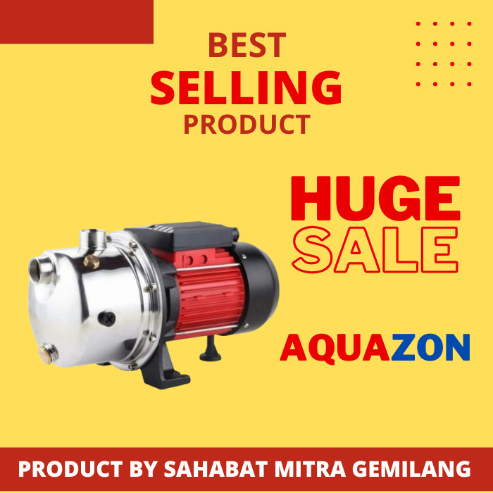 Pompa air stainless SANJU SJ 80 / pompa air isi ulang kiranatokos