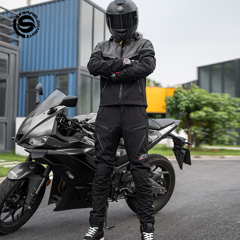 SFK Touring Motorcycle Riding Trousers Winter Warm Splash Proof Water Pants Equipemt With CE Protect