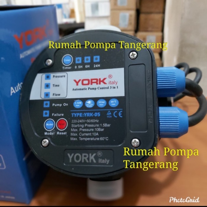 Automatic Preasure Control Pompa Air Merk YORK ITALY 05 kiranatokos