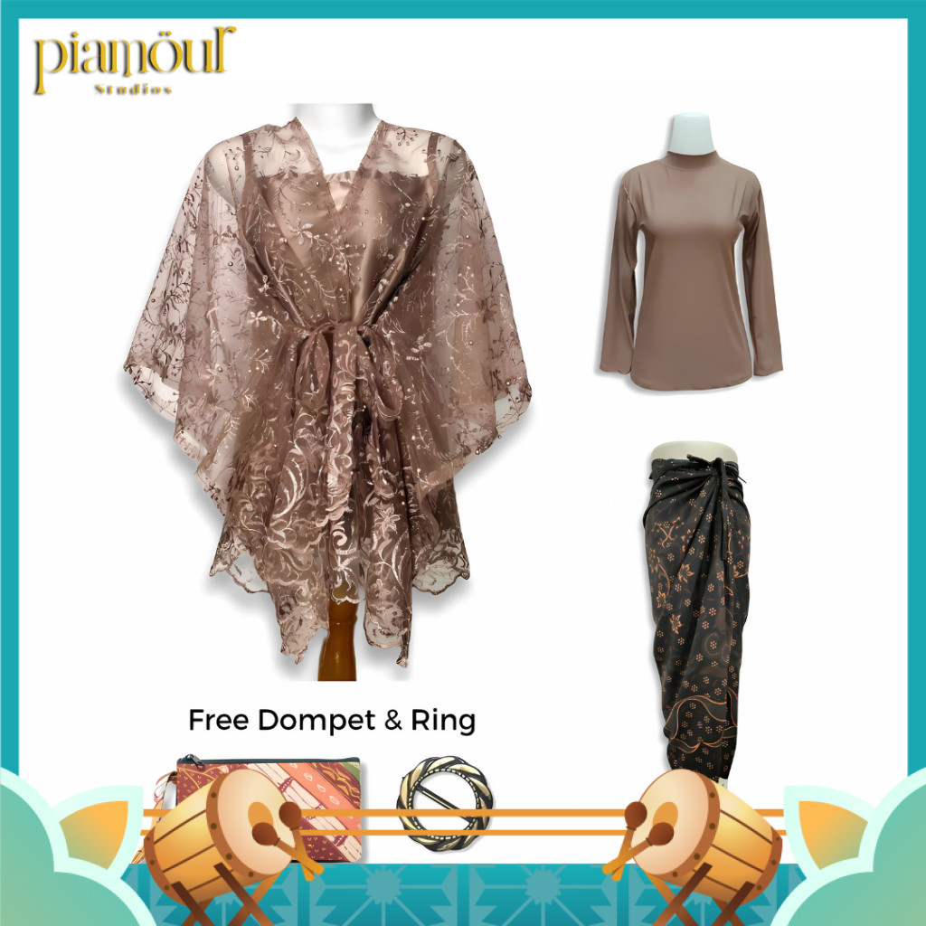 Kebaya Modern Murah Keren Cantik Kekinian / PIAMOUR Baju Kondangan Wanita Kekinian Remaja Hijab Non 