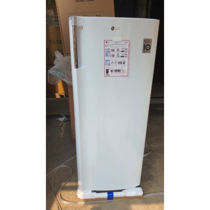 FREEZER STANDING LG GN-INV304SW / GNINV304SW , LEMARI PEMBEKU - Putih